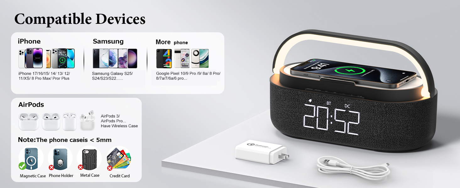bluetooth alarm clock