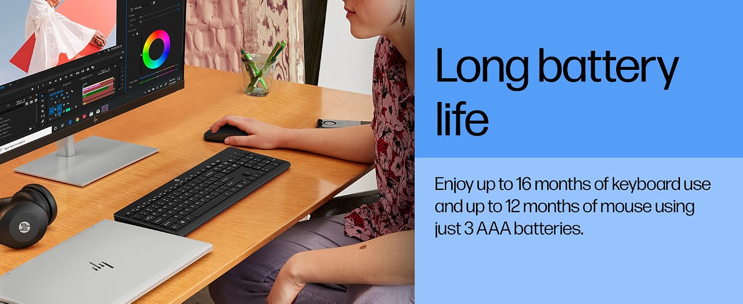 Hero 4b - HP 230 Wireless Mouse and Keyboard Combo