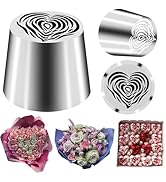 FATUXZ Extra-Large Russian Piping Tips,Large Flower Russian Piping Tips for Cake Decorating,Cupca...