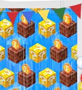 Super Adventure Video Game Party Backdrop