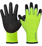 Kebada T3 Winter Work Gloves for Men and Women, Warm Knit Cold Weather Work Gloves, Thermal Insul...