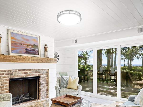 Flush Mount LED Ceiling Light Fixture