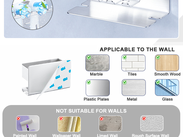 toothbrush holders bathrooms wall