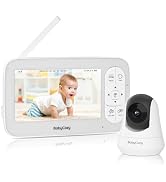 Babycozy Baby Monitor with Camera and Audio, 5” 720P Video Baby Monitor Non WiFi 5000mAh Long Bat...