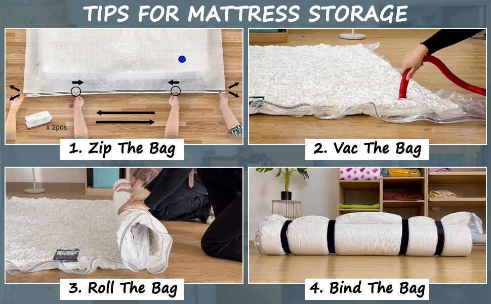 vacuum storage bag for mattress vacuum seal bag for memory foam and latex mattress