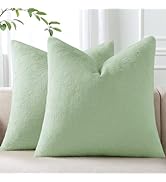 Pallene Faux Fur Plush Throw Pillow Covers 18x18 Set of 2, Luxury Soft Fluffy Cozy Decorative Pil...