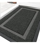 OLANLY Front Door Mat Indoor Outdoor Entrance, Waterproof All-Season, All-Weather Doormat, Sturdy...