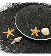 NUPICK 0.4-0.8mm Black Aquarium Sand, 3lbs Substrate for Fish Tank, Garden | Black Fish Tank Sand...