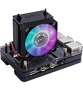 GeeekPi Raspberry Pi 4 Case with Raspberry Pi ICE Tower Fan RGB Cooling Fan, Raspberry Pi 4 Case ...