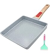 AIKENBBKK Japanese Omelette Pan, Tamagoyaki Egg Pan, Omlet Pan Nonstick, Non Stick Egg Frying Pan...