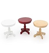 round table miniature furniture dollhouse