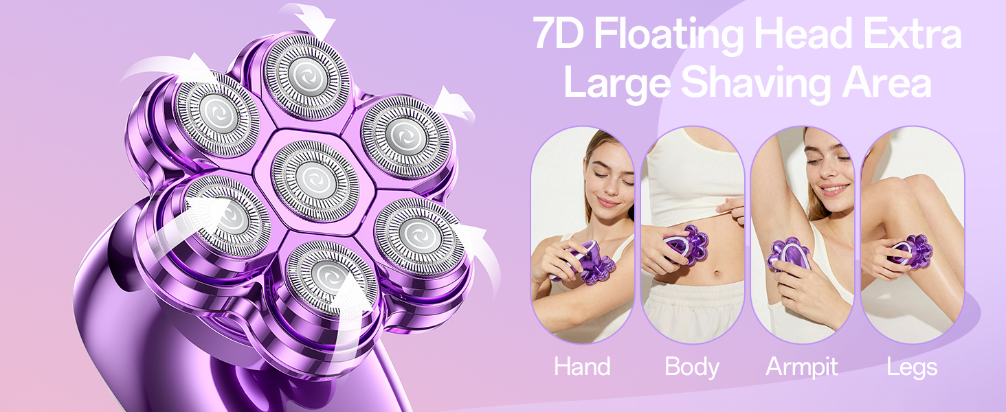 5-in-1 Electric Razors for Women
