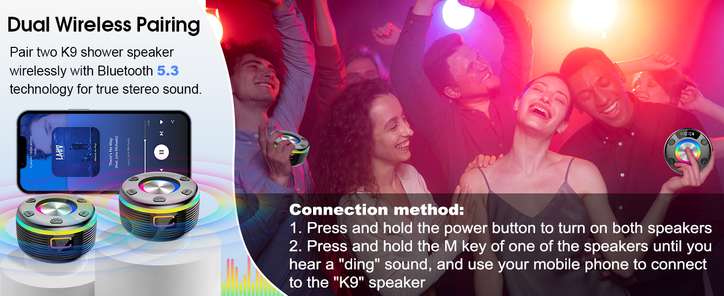 Bluetooth Shower Speaker