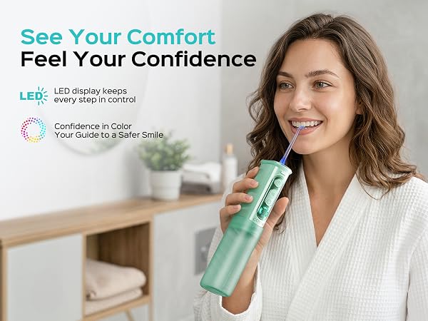 COSLUS T50 Portable Water Flosser for Travel