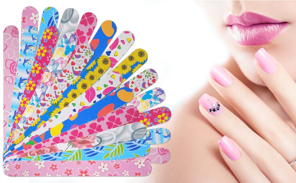 Flowery Nail Files