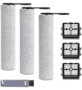 Roller Brush and Filter Replacement Compatible with Tineco Floor ONE Stretch S6 /i5 Stretch /i6 S...