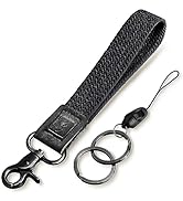 Fishent Braided Wristlet Keychain, Cute Wrist Lanyards for Keys, Upgraded Stretchy Key Chain Hold...