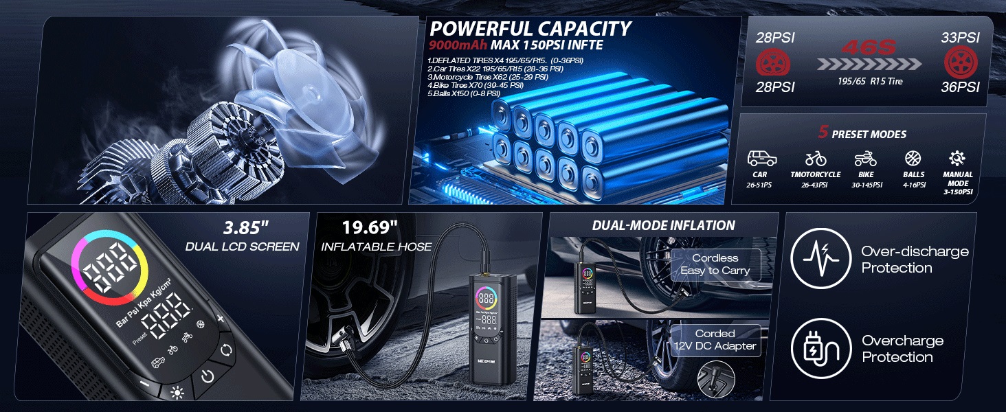 tire inflator portable air compressor,air pump for car tires,tire inflator,air compressor for car