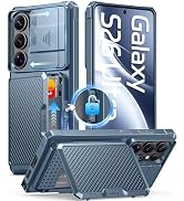 GolbinBox for Samsung Galaxy S26 Ultra Case with Wallet&Lock,Dragonfly Blue | Card Holder, Slide ...