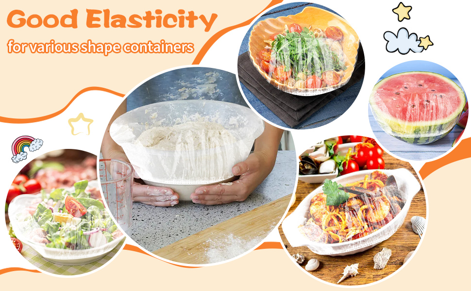 Good Elasticity for various shape containers