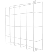 Mikikit Exit Sign Protective Cage Guard Wall Mounted Iron Wire Protection for Emergency Lights in...