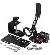CNRAQR PC Racing Game USB Handbrake for 16Bit SIM for Racing Games, Compatible with Logitech G27 ...