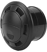 Yuecoom 75mm RV Vent Covers, Dashboard Air Conditioning Deflector, Side Roof Air Black Vent Outle...