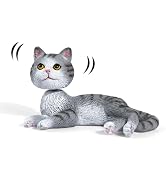 YGMONER Cat Bobblehead Ornaments Car Dashboard Shake Head Resin Figurines Car Interior Decoration...