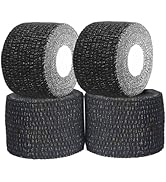 ANAMPION Weightlifting Hook Grip Tape 4 Roll 23ft/Roll Comfortable & Stretchy Athletic Thumb Tape...