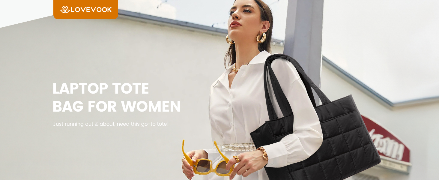 Chic laptop tote bag for women styling work outfits and daily commutes with effortless elegance