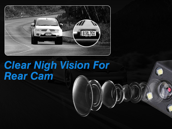 3 Channel Dash Cam Front and Rear