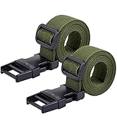 Luggage Strap, Wisdompro 2 Pcs Heavy Duty Utility Strap for Outdoor Sport, Backpacking, Sleeping ...