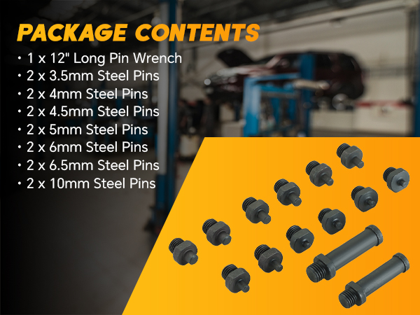 Variable Pin Spanner Wrench