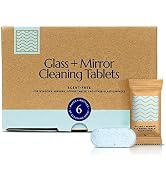 Cleanomic - Glass and Mirror Cleaning Tablets (6 Pack) - All-Purpose Multi-Surface Household Clea...