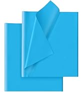 Hlonon Blue Tissue Paper for Gift Bags - 30 Sheets of Blue Wrapping Tissue Paper Bulk Packaging P...