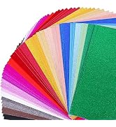 Glitter Colored Cardstock Bulk 150 sheets, 8.5” x 11” Cardstock Sparkly Paper 25 Assorted Colors ...
