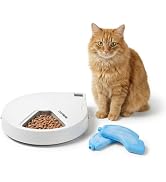 Cat Mate C500 Automatic 5 Bowl Digital Timer-Controlled Pet Feeder - for Cats and Small Dogs, Wet...