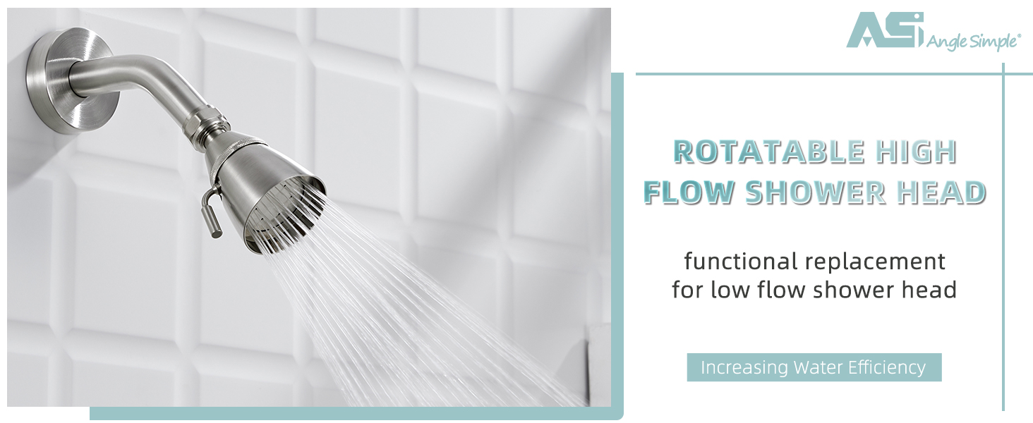 high flow shower head