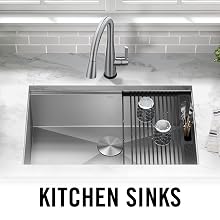 tops down image of a kitchen sink