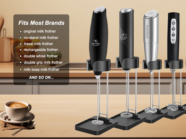 milk frother stand