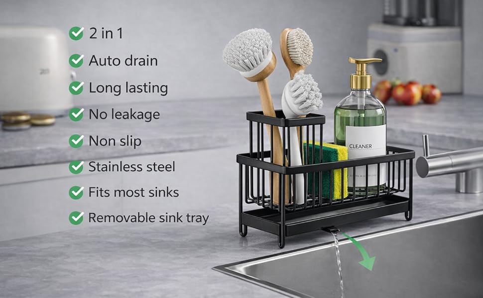 Premium sink organizer