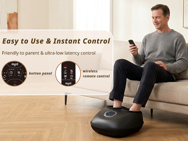 foot massager with remote control