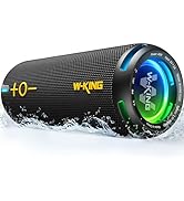 W-KING Bluetooth Speaker, IPX7 Waterproof Portable Speaker Bluetooth Wireless Loud with Dual Voic...