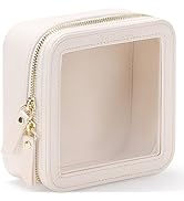 WantGor Small Cosmetic Bag, Mini Makeup Bag Women Clear Pouch Cosmetics Bags Travel Toiletry Bag ...