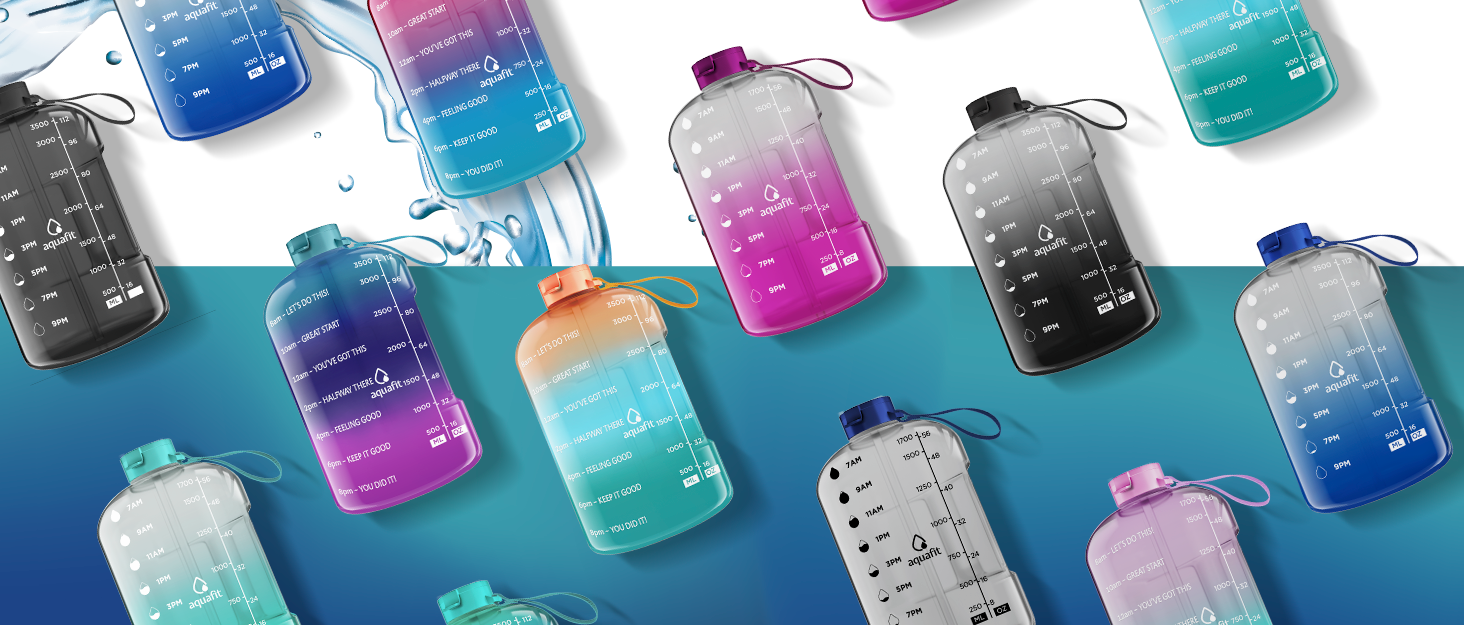 water bottles with straw motivational water bottle