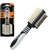 Histotree Suede&Nubuck 4-Way Leather Brush Cleaner Black 4-in-1 Suede Brush and Eraser Suede Clea...