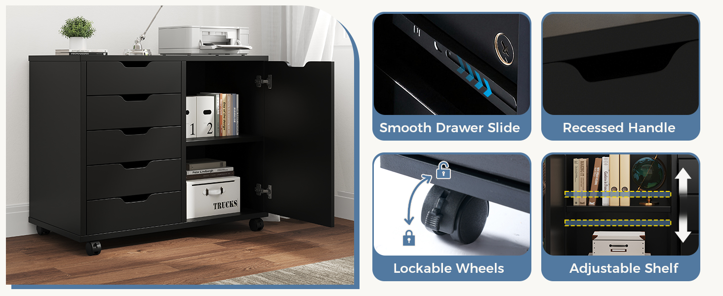 rolling file cabinet