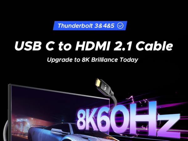 USB C to HDMI 2.1 Cable