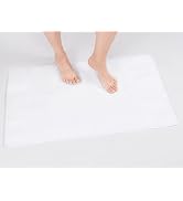 Cotton Paradise Bath Rug for Bathroom, 17x24 inch 100% Cotton Non Slip Bath Mat Rug, Soft Absorbe...