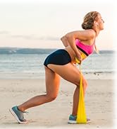 Starktape Resistance Bands Set. 5 Pack Non-Latex Physical Therapy, Professional Elastic Band. Per...